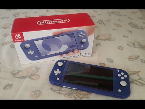 Nintendo Switch Lite Blue | Unboxing & Setup