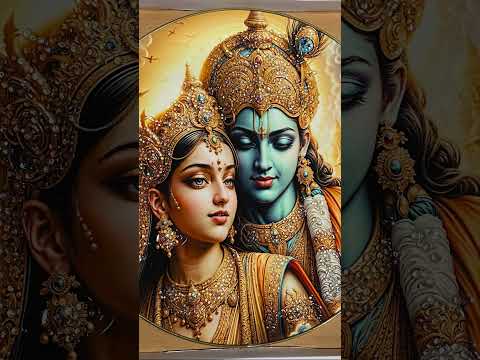 Crystal Painting Radha Krishna