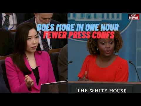 KJP: Biden “Does More in One Hour Than Most People Do in a Day”, Fewer Press Confs