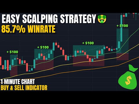 Easy 1 Minute Scalping Trading Strategy!!! 🤑 (85.7% WINRATE!!!) - INSANE RESULTS!!!
