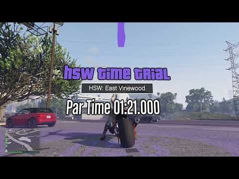 EASY $250,000 In 1 Minute - East Vinewood HSW Time Trial - GTA 5 Online