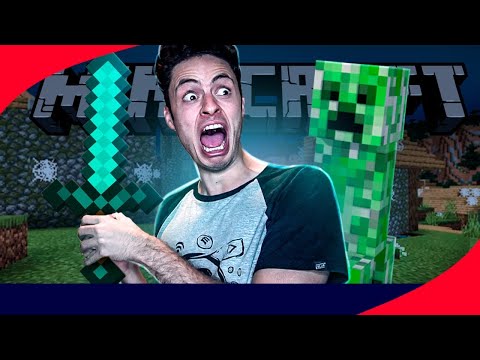 PRIMEIRA VEZ DO ENALDINHO JOGANDO MINECRAFT!