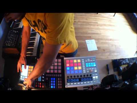 TÉHU LOOP SESSION #19 on 2 NI Maschine (MKI and MKII) and Ipad