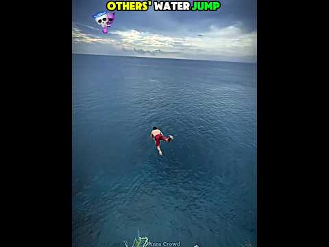 Others Jumping Into The Water vs The Last One ☠️ #edit #trollfaceedit #usa #jump #water #jumping