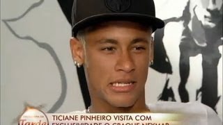 Neymar chora em sua última partida pelo Santos; veja a entrevista exclusiva do craque