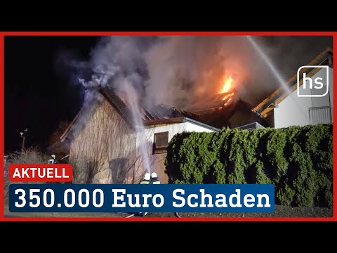 Künzell-Dietershausen: Erst die Garage - dann brennt das Wohnhaus | hessenschau