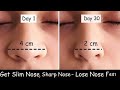 Lose Nose Fat Get Slim Nose Nose Reshaping Exercices Nose Slimming Sharp Nose Nose Exercice