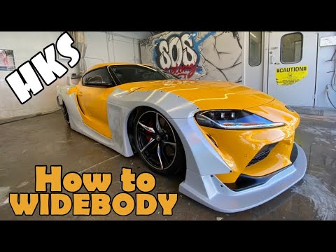 How to install an HKS Widebody on your 2020 Supra A90