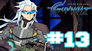 Azure Striker Gunvolt - Walkthrough Part 13 Mission Azure True Final Boss: Asimov + True Ending [HD]