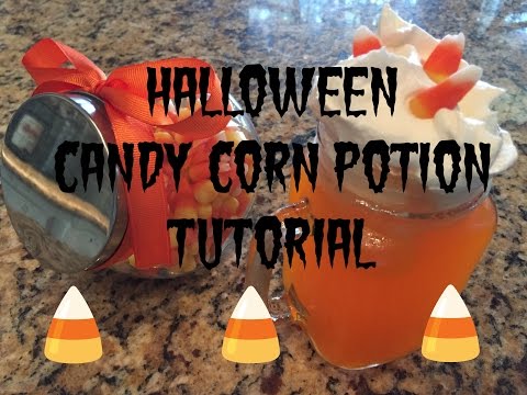 Halloween Candy Corn Potion Drink Tutorial Video