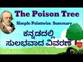 The Poison Tree Kannada Summary Easy English Summary ಕನ್ನಡದಲ್ಲಿ ವಿವರಣ�