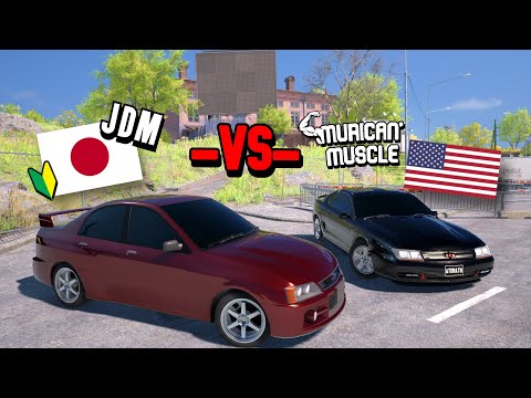JDM VS AMERICAN MUSCLE! | Automation/BeamNG Multiplayer