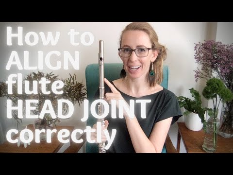 How to align your flute head joint CORRECTLY!