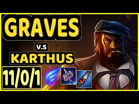 DIAMONDPROX (GRAVES) vs KARTHUS - 11/0/1 KDA JUNGLE CHALLENGER GAMEPLAY - EUW