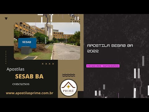 Apostila SESAB BA 2022 Técnico Administrativo