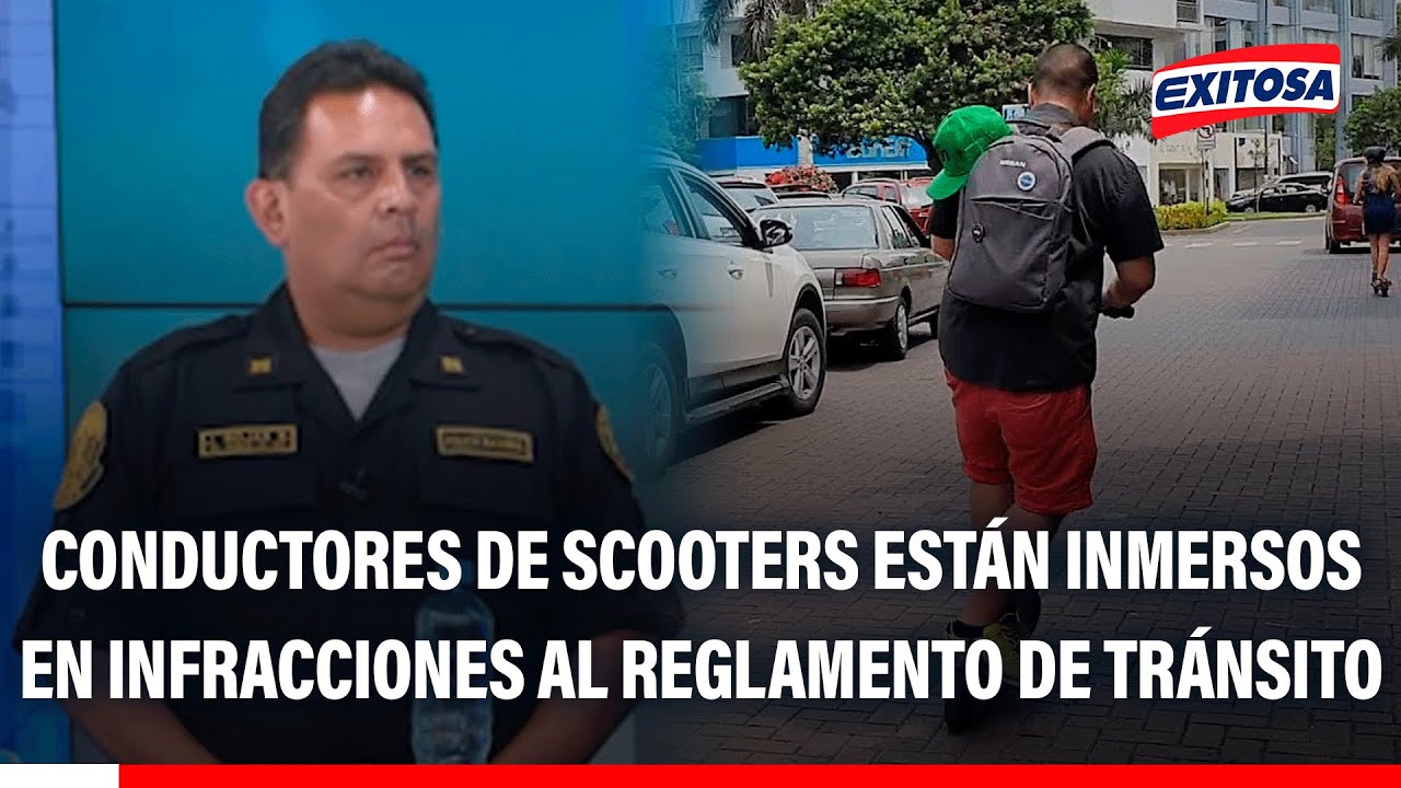 🔴🔵 Conductores de scooters están inmersos en infracciones al reglamento de tránsito