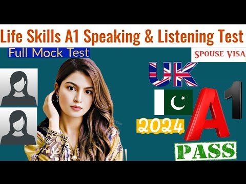 Life Skills A1 IELTS UKVI Spouse Visa Test || All Important topics phase 1A 2024 Pass/ Fail