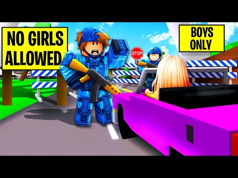 I Created a BOYS ONLY BORDER in Brookhaven RP!