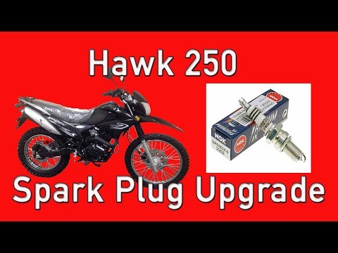 Hawk 250 Spark Plug Upgrade - NGK DPR8EIX-9
