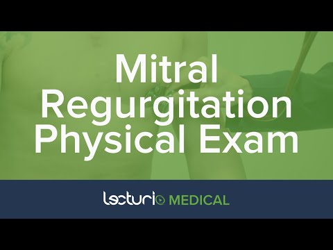 Physical Exam of Mitral Regurgitation | Systolic Murmurs