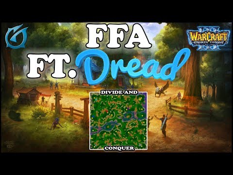 Grubby | Warcraft 3 TFT | 1.30 | 12 player Random Heroes FFA ft. Dreadz!