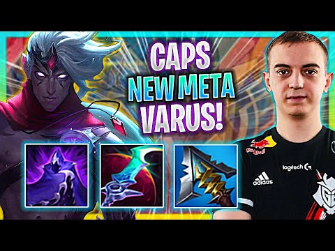 CAPS TRIES NEW META VARUS! | G2 Caps Plays Varus Mid vs Leblanc! | Season 2023