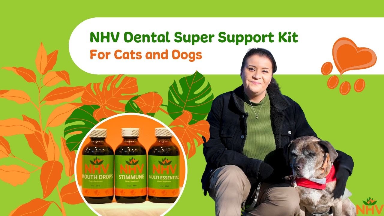 NHV Bad Breath and Dental Super Support Kit For Cats and Dogs