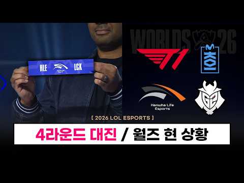 【롤드컵】 4라운드 대진 확정! / 충격적인 AL 탈락 / 한화, G2 중 한 팀 무조건 탈락.. / BLG, TES 무서운 폼 - 롤 이스포츠