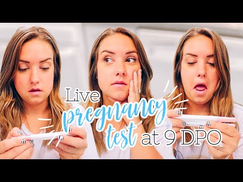 LIVE Pregnancy Test at 9 DPO | TTC after Miscarriage