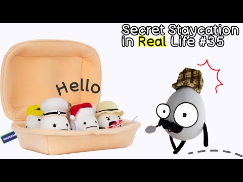 35. OFFICIAL SECRET EGG CARTON Jumbo Plushies [Secret Staycation in Real Life]