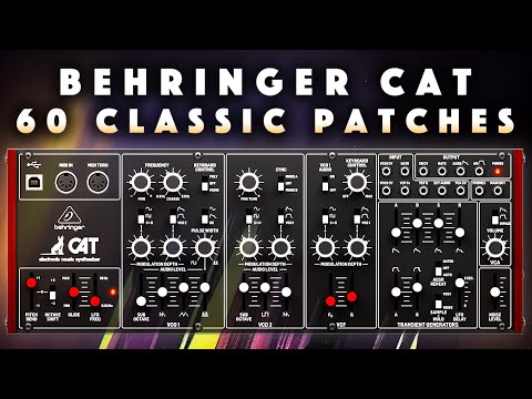 Behringer Cat Retro & Modern Patches: Bass, Lead. No Talk Demo