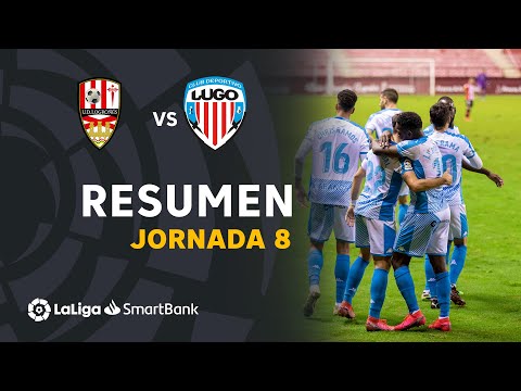 Resumen de UD Logroñés vs CD Lugo (2-3)
