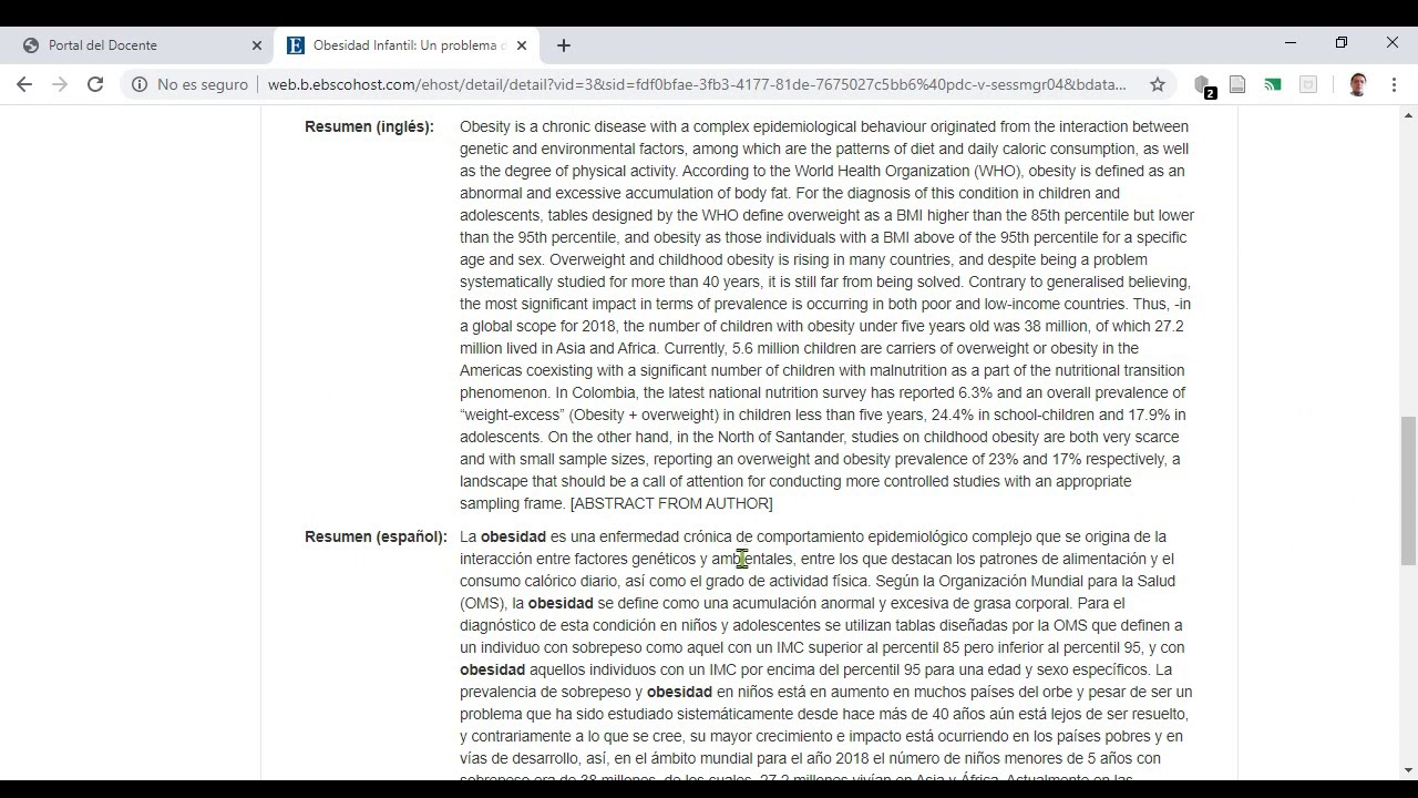 BD EBSCO (1/2) Búsqueda y Acceso a Artículos Académicos