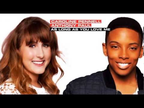 Caroline Pennell Vs  Anthony Paul - As Long As You Love Me ( Best Studio Edition) Lyrics