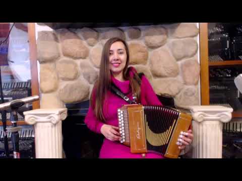 CASTROMGCCW - Cherry Castagnari Roma Diatonic Button Accordion DG MM 21 8 $3299