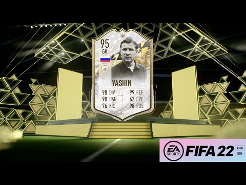 ICON MOMENTS YASHIN REVIEW | 95 ICON MOMENTS LEV YASHIN PLAYER REVIEW FIFA 22 ULTIMATE TEAM