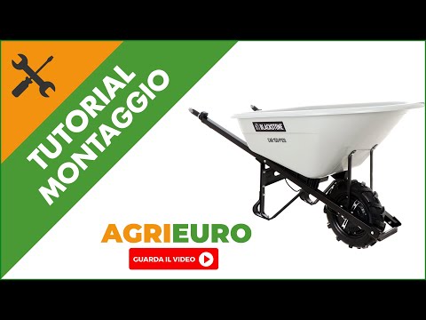 Carriola elettrica BlackStone CAR 150-P120 - Batteria da 24V/12Ah: montaggio