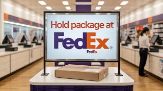 How to Hold a Package at a FedEx Location (Step-by-Step Guide)