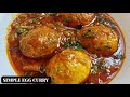 How To Make Egg Curry In Simple Way Egg Curry Recipe Egg Curry