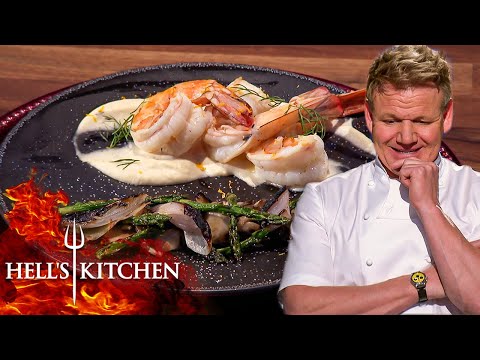 Gordon Struggles to Choose The Best Shrimp Dish | Hell's Kitchen