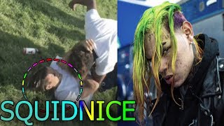 Squidnice take shots at 6ix9ine for posting a video of him getting beat up