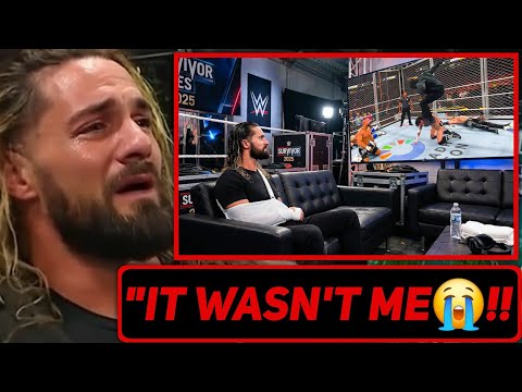"IT WASN'T ME!" Seth Rollins BREAKS SLIENCE on Mystery Man Attack at WWE Survivor Series 2025!