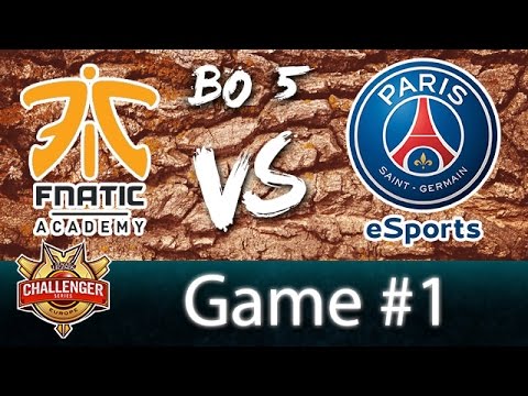 PSG VS FNATIC ACADEMY • GAME 1 - CHALLENGER SERIES PLAYOFFS