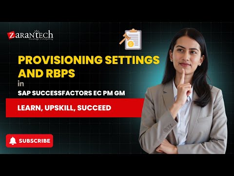 SAP SuccessFactors EC PM GM Full Course ZaranTech
