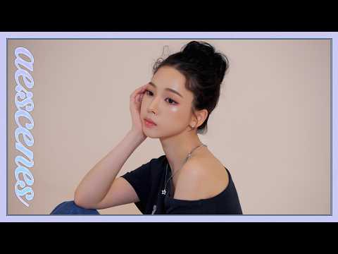 [ae:scenes] 시선 다음 고개 돌리기 vs 고개 먼저 돌리고 시선 돌리기 | aespa KARINA CONVERSE Behind