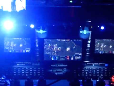 IEM 2013 - Katowice - Starcraft - Mana vs Lucifron (fragment)
