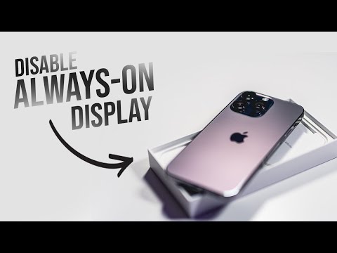 How to Turn Off Always On Display (tutorial)