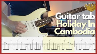 Dead Kennedys - Holiday In Cambodia (Guitar tabs)