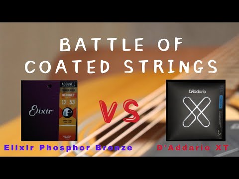 D'Addario XT vs Elixir Phosphor Bronze Acoustic Guitar Strings Comparison