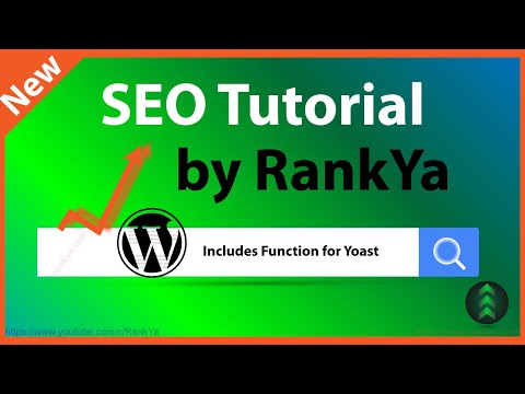 SEO Tutorial for Beginners - Includes WordPress Yoast Function